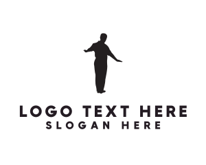 Praise - Levitating Man Float logo design