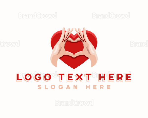 Hand Heart Care Logo