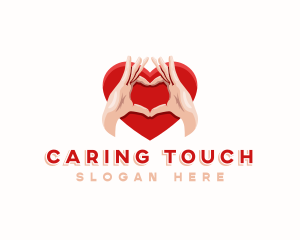 Care - Hand Heart Care logo design