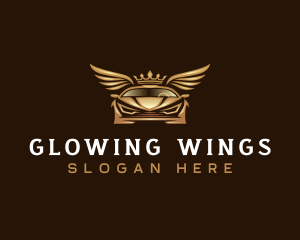 Car Automotive Wings logo design