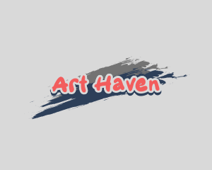 Ink Painting Art logo design