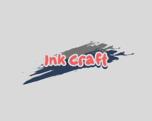 Ink Painting Art logo design