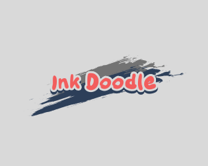 Ink Painting Art logo design