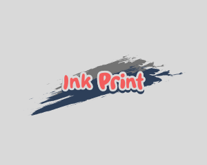 Ink Painting Art logo design