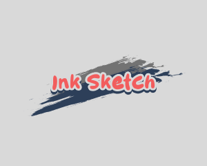 Ink Painting Art logo design