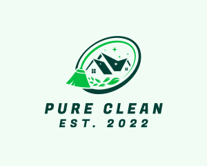 Home Mansion Cleaning logo design