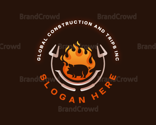 Grill Roasted Pork Logo