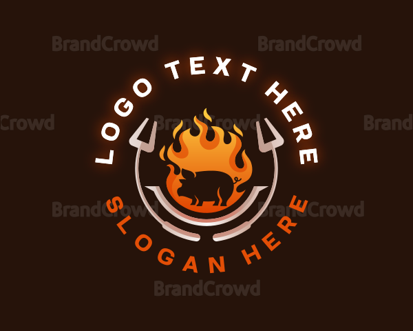 Grill Roasted Pork Logo