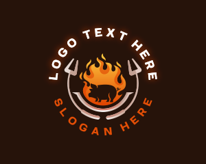 Grill Roasted Pork Logo