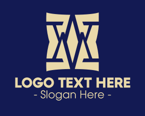 Monogram - Finance Consultant WM Monogram logo design