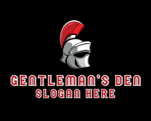 Gladiator Warrior Helmet  logo design