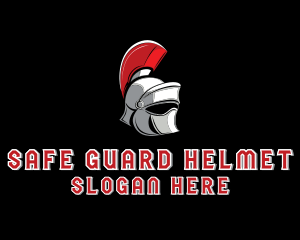 Helmet - Gladiator Warrior Helmet logo design