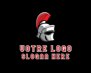 Gladiator - Gladiator Warrior Helmet logo design