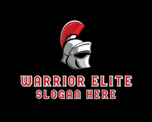 Gladiator Warrior Helmet  logo design