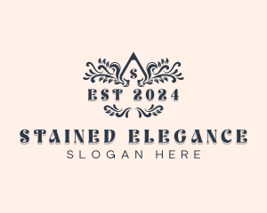 Stylish Garden Wedding logo design