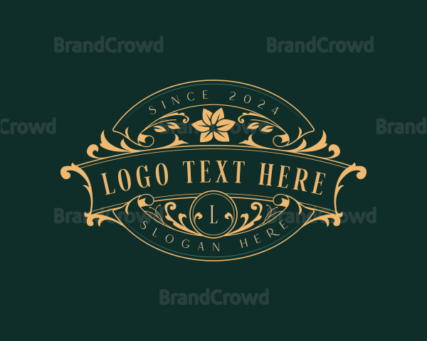 Luxury Floral Garden Logo