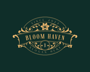 Luxury Floral Garden logo design