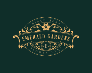 Luxury Floral Garden logo design