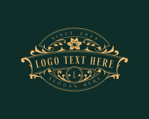 Luxury Floral Garden Logo