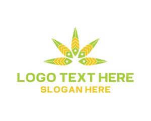 Weed - Star Cannabis Weed logo design