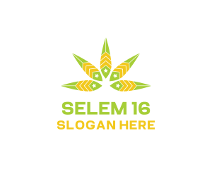 Star Cannabis Weed Logo