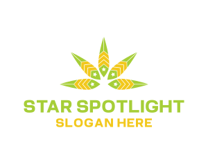 Star Cannabis Weed logo design