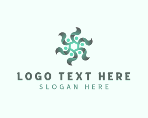 Cooperative - Organization Support People logo design