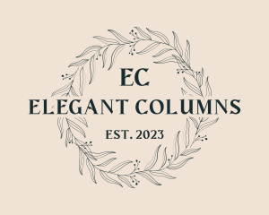 Elegant Wreath Fashion logo design