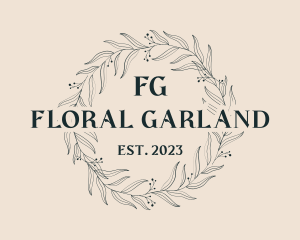 Garland - Elegant Wreath Fashion logo design