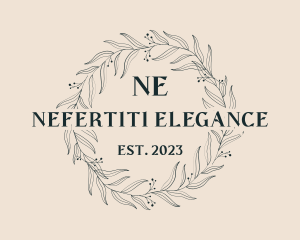 Elegant Wreath Fashion logo design