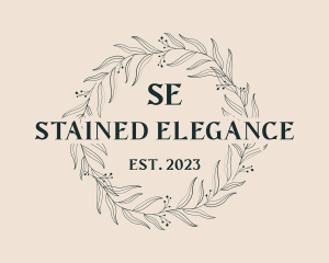 Elegant Wreath Fashion logo design