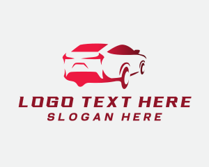 Auto Shop - SUV Auto Transportation logo design