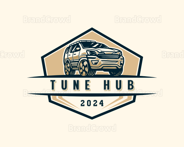 Automotive SUV Transportation Logo