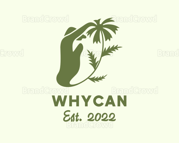 Wild Flower Hand Logo