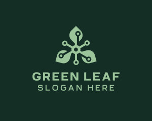 Leaf Biotech Laboratory logo design