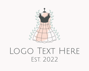 Dressmaking - Tailoring Gown Fashion logo design