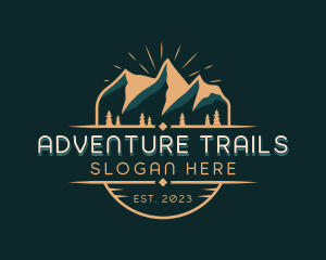 Mountain Travel  Adventure logo design