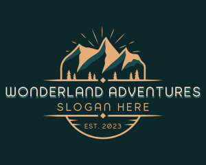 Mountain Travel  Adventure logo design