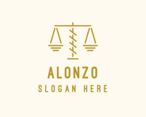 Legal Attorney Scales logo design