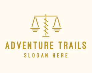 Legal Attorney Scales logo design