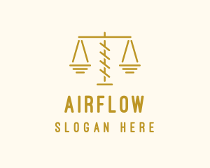 Legal Attorney Scales logo design