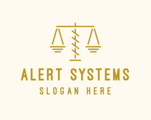 Legal Attorney Scales logo design