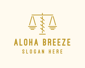 Legal Attorney Scales logo design