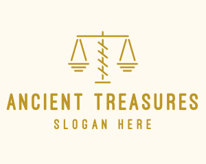 Legal Attorney Scales logo design