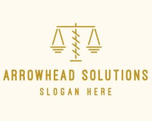 Legal Attorney Scales logo design