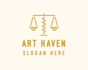 Legal Attorney Scales logo design