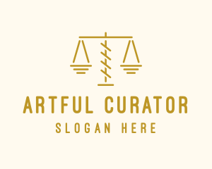 Legal Attorney Scales logo design