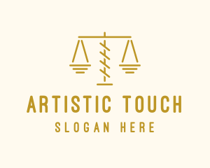 Legal Attorney Scales logo design