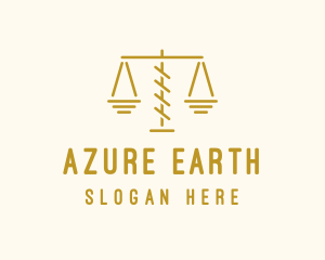 Legal Attorney Scales logo design