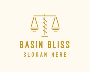 Legal Attorney Scales logo design